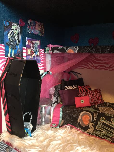 I've worked for a year in getting this project ready. Frankie's Room | Custom barbie, Monster high, Barbie furniture