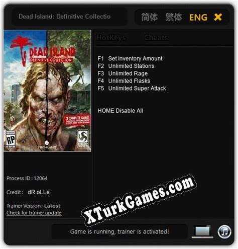 Dead Island Definitive Collection Trainer 5 V16 Xturkgamescom