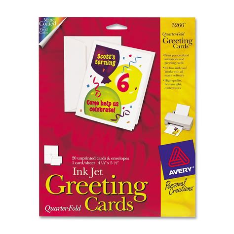 Avery Greeting Card Ld Products