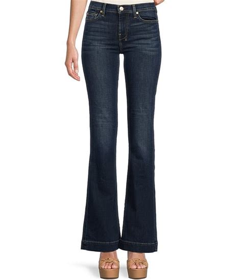 7 For All Mankind Dojo Flared Leg Jeans Dillards