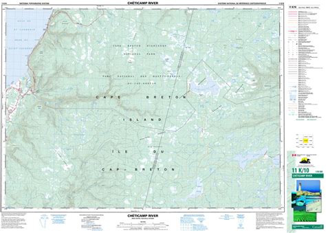 11k10 Cheticamp River Topographic Map Nova Scotia Maps And More