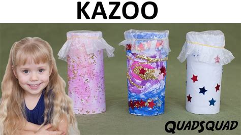 Make A Kazoo Kids Craft Project Craft Time With Ashley Youtube