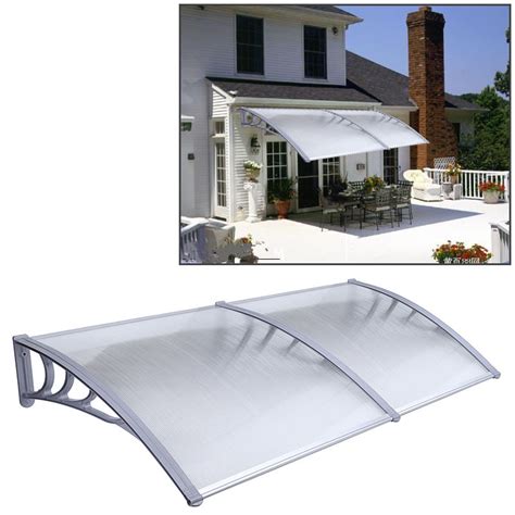 Canopy sunshade for store window, outdoor market awnings set, and discover more than 14 million professional graphic. 1mx2m DIY Outdoor Polycarbonate Front Door Window Awning ...