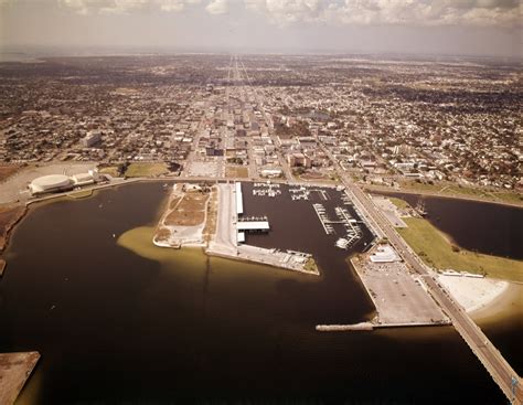 Florida Memory Aerial View Looking West Over Downtown St Petersburg