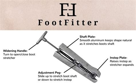 Footfitter Professional Cast Aluminum Combination Boot Instep And Shaft