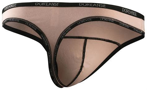 Doreanse Thong G String Revealing Sexy Underwear Mens 1216 Soft Cotton