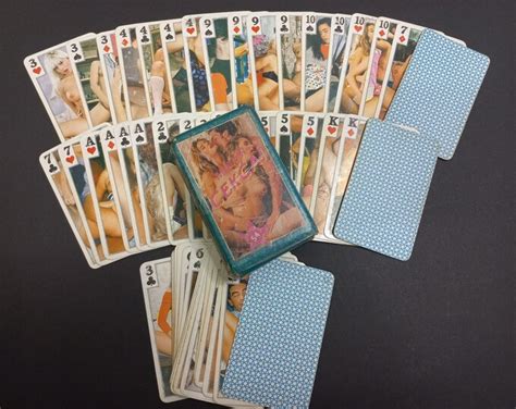 Vintage Nude Playing Cards Sweet Topless From S Erotic Playing Cards With Jokers