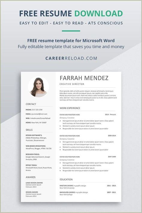 Basic Resume Templates Microsoft Word 2007 Resume Example Gallery