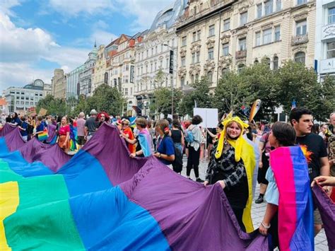 Prague Pride Parade Is Back After A Two Year Pandemic Hiatus A Photo