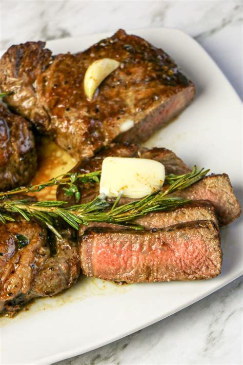 New York Strip Steak Recipe With Rosemary Garlic Butter