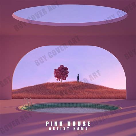 Pre Made Cover Art Pink Huse Buy Cover Art