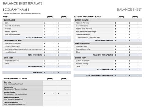 Excel Accounts Template