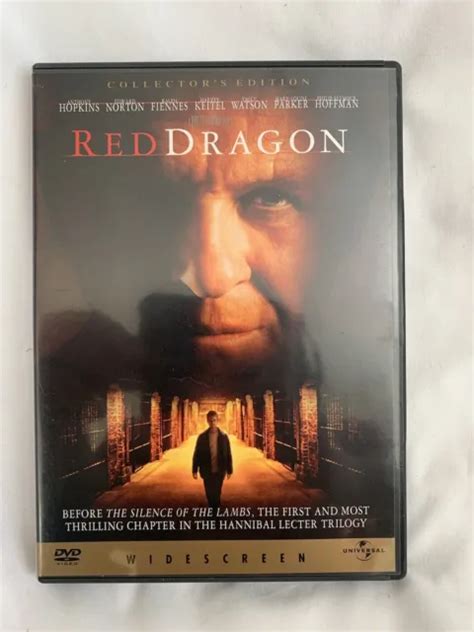 RED DRAGON DVD Collectors Edition Widescreen Hopkins Norton Fiennes