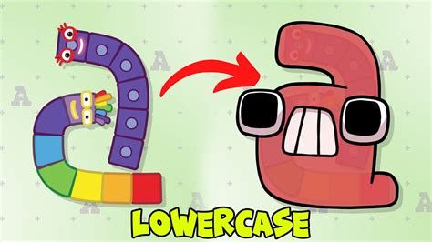 Numberblocks Snakes But All Lowercase Alphabet Lore A To Z Youtube