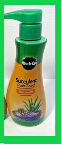 Miracle Gro Succulent Plant Food Fertilizer Liquid Pump Cacti Jade Aloe