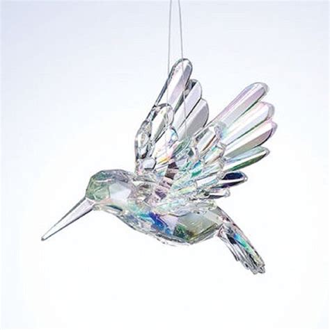 Demdaco Iridescent Acrylic Humming Bird Ornament Home