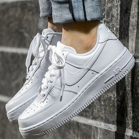 Nike air force 1 '07 nxn women's shoe. Nike Air Force 1 Classic Triple White with Silver-Colored ...