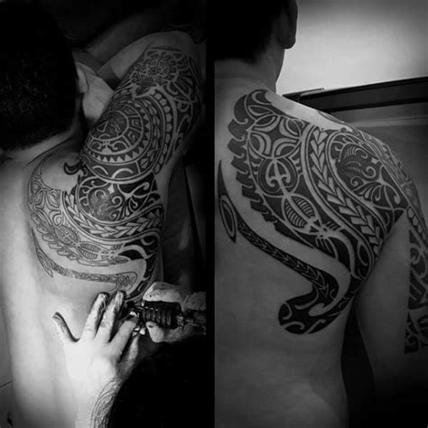 Being a tribal tattoo design the most suitable colors for stingray tattoo ideas are black and grey colors. 60 Stingray Tattoo Designs For Men - Aquatic Fish Ink Ideas