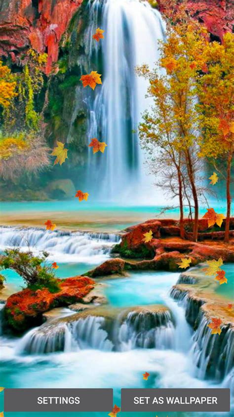 Autumn Waterfall Wallpaper 20 Apk Download Android