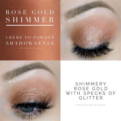 Rose Gold Shimmer ShadowSense Limited Edition Eyeshadow Gold Shimmer