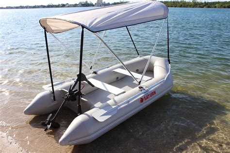 Deluxe Folding 2 Bow Sun Shade Bimini Tops For Inflatable