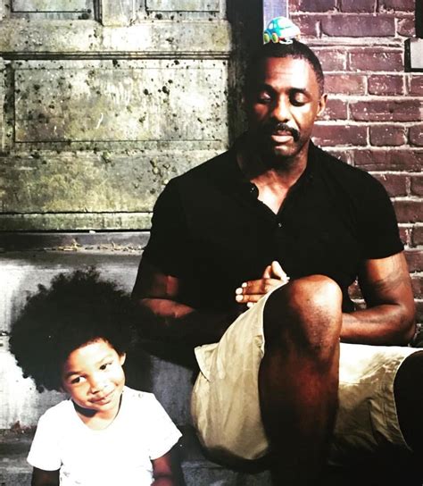 Idriselba And His Son Winstonelba Idris Elba