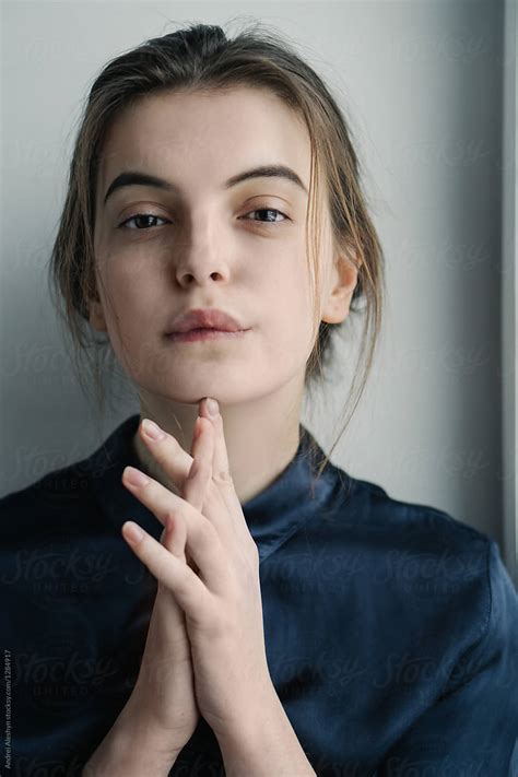 Portrait Of A Beautiful Young Girl By Stocksy Contributor Andrei Aleshyn Stocksy