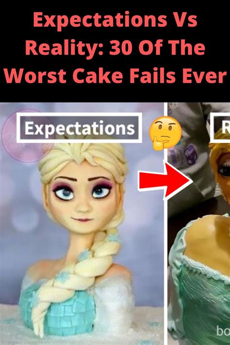 Expectations Vs Reality 30 Of The Worst Cake Fails Ever Bad Cakes