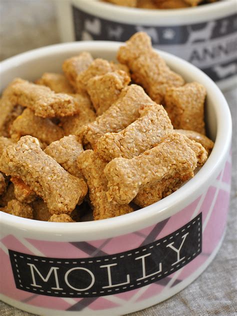 Homemade Peanut Butter Banana Dog Treats Mac And Molly