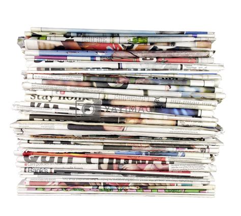 Stack Of Newspapers 01 By Massman Vectors And Illustrations With