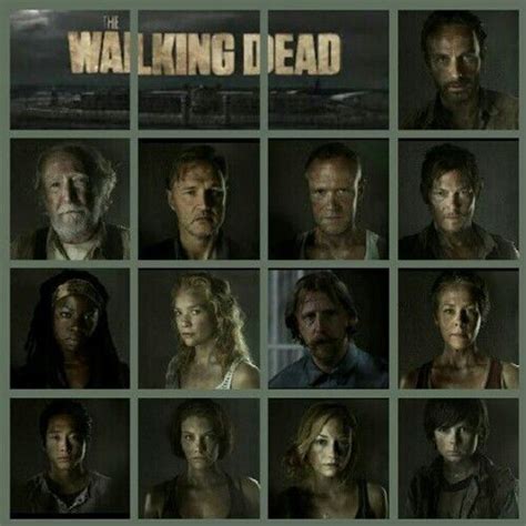 The Walking Dead Season 3 Second Half Major Characters Walking Dead