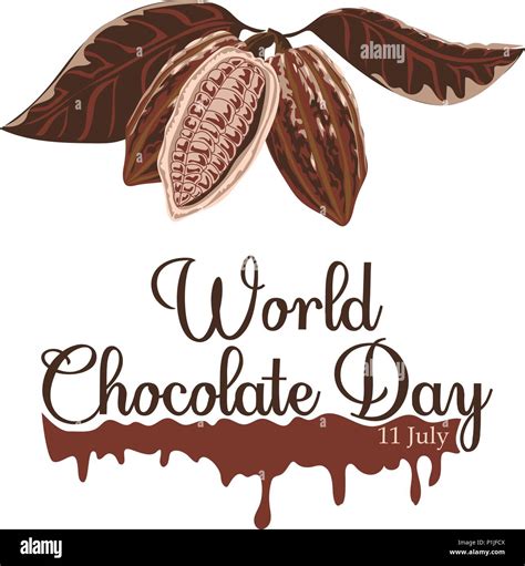Vector Illustration For World Chocolate Day In Creative Background
