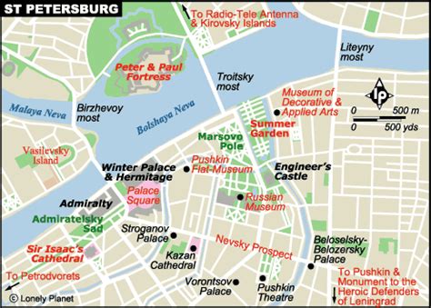 Plan your trip with our st petersburg interactive map. St. Petersburg Map Tourist Attractions - ToursMaps.com