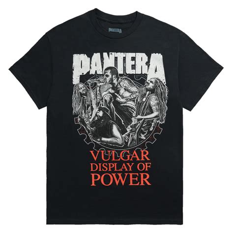 Vulgar Display Of Power Band Illustration T Shirt Pantera Official Store