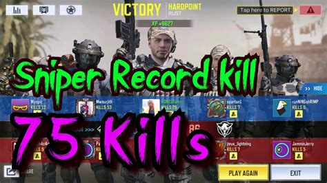 Call Of Duty Mobile Ultimate 75 Kills In Hardpoint Youtube
