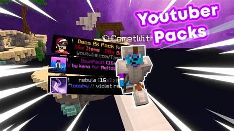 My Top 3 Favorite Youtuber Texture Packs Solo Bedwars Youtube