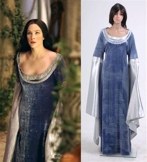 The Lord Of The Rings Arwen Traveling Dress Costume Tailored Ebay