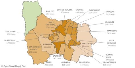 6 Comunas De Medellín Tienen Más 300 Casos Activos De Covid