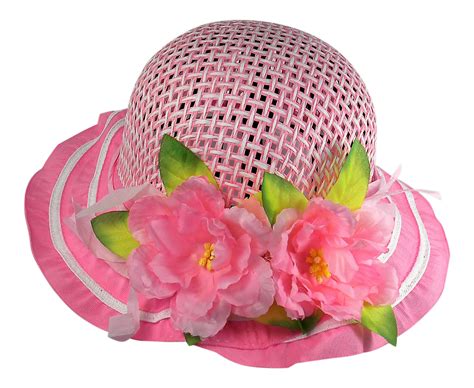 Girls Tea Party Dress Up Hat With Pink Boa Parasol And White Gloves