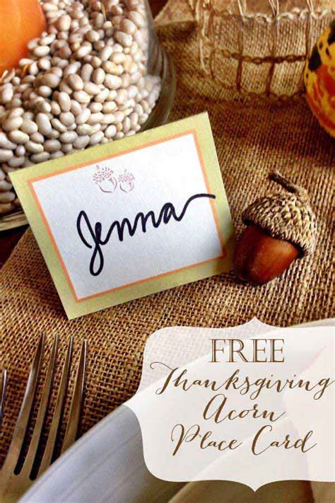simple diy ideas  thanksgiving place cards amazing