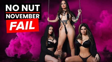 Teamskeet Dude Fails No Nut November Challenge After Three Busty Sluts Take Turns Riding His