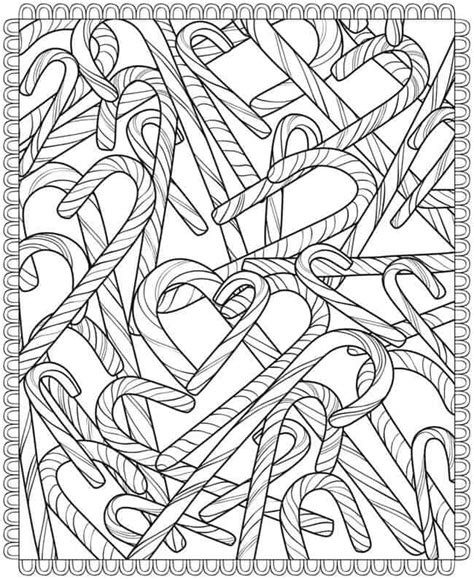 8 Christmas Coloring Pages For Adults