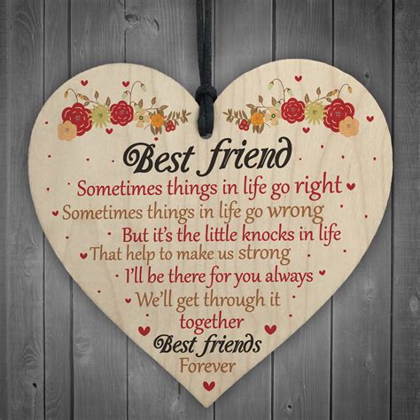 Best Friends Forever Friendship Hanging Heart Special Love T Bff