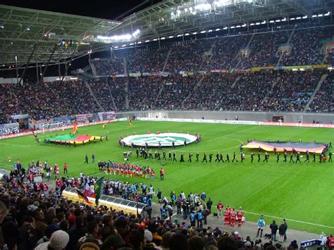 We love stadiums + google earth + youtube = google earth stadium flights (gesf) note: Red Bull Arena (Leipzig)