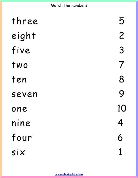 Number Words Worksheet Keywords Freeprintablepdf Free Printable