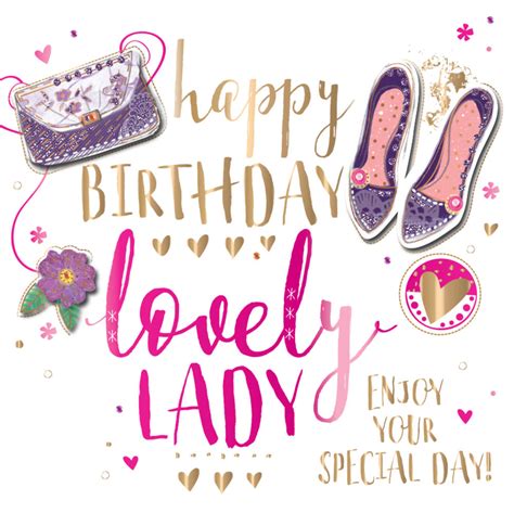 Happy Birthday Beautiful Lady Happy Birthday To A Beautiful Lady Card
