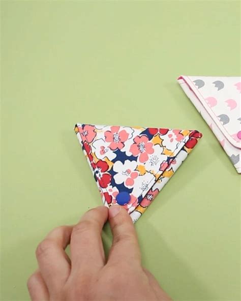 Diy Easy Origami Pouch Video Small Sewing Projects Sewing Crafts
