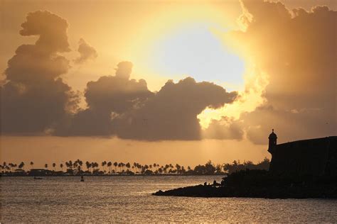 Sunset In San Juan Bay Photograph By George Oze Fine Art America