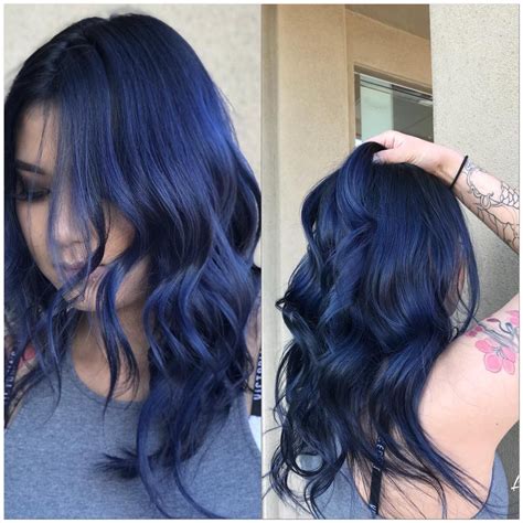 Midnight Blue Natural Hair Midnight Blue Sexii Hair Color For Black