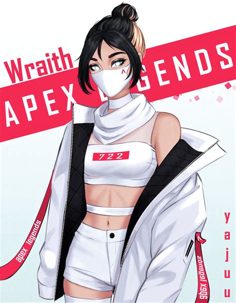 Yajuu Wraith Apex Legends Video Game Girls Video Game Characters Women Dark Hair Blonde